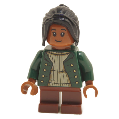 Padma Patil - Dark Green Jacket, Reddish Brown Short Legs