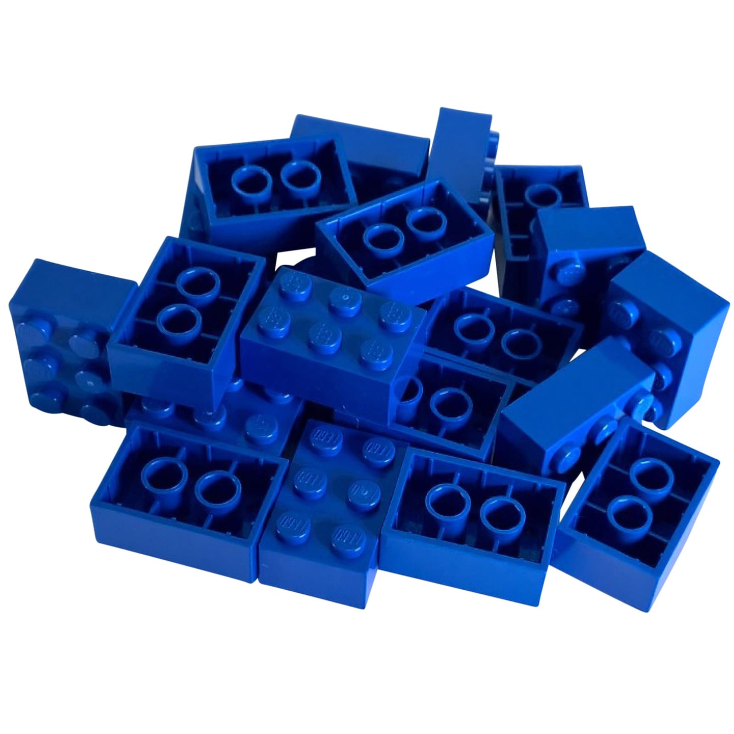 LEGO® brick 2x3 standard building piece 3002 used for structural builds and general construction, blue
