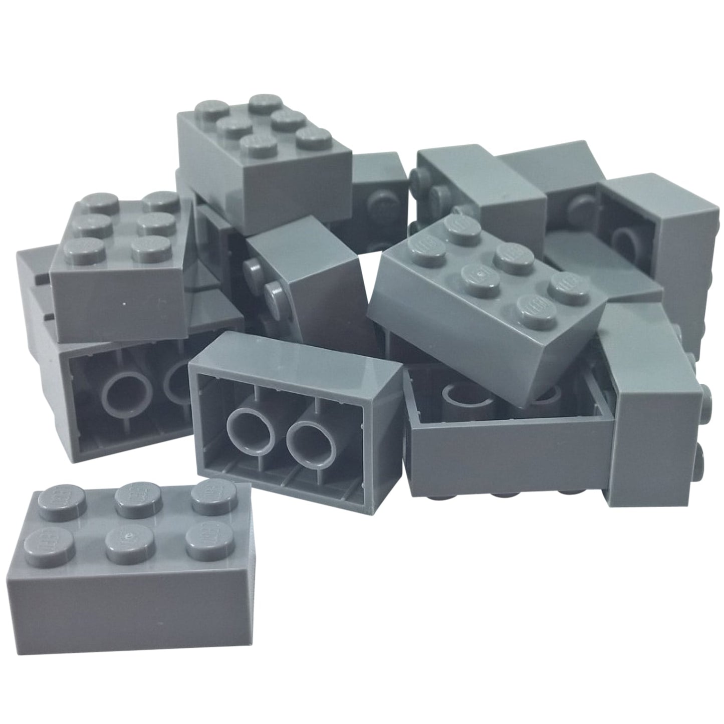 LEGO® brick 2x3 standard building piece 3002 used for structural builds and general construction, light bluish gray
