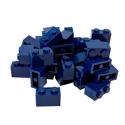 LEGO® brick 1x2 standard building piece 3004 used for basic construction and detailing, dark blue
