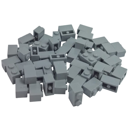 LEGO® brick 1x2 standard building piece 3004 used for basic construction and detailing, light bluish gray
