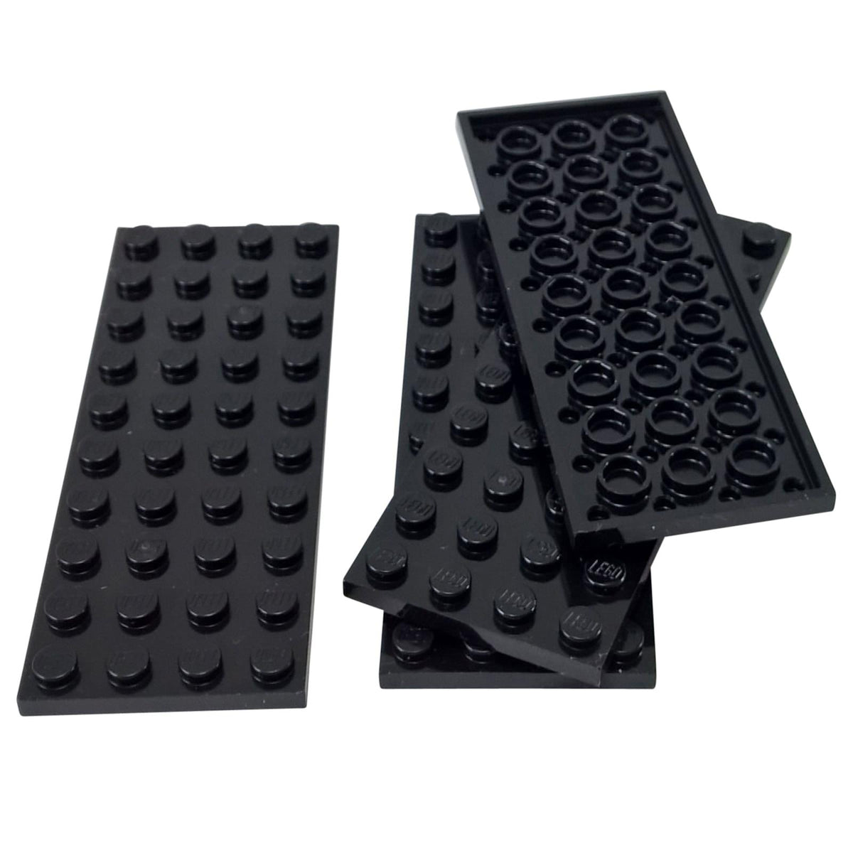 LEGO® deska 4x10 velký plochý stavební díl 3030 používaný pro široké konstrukční základy a platformy, černá
