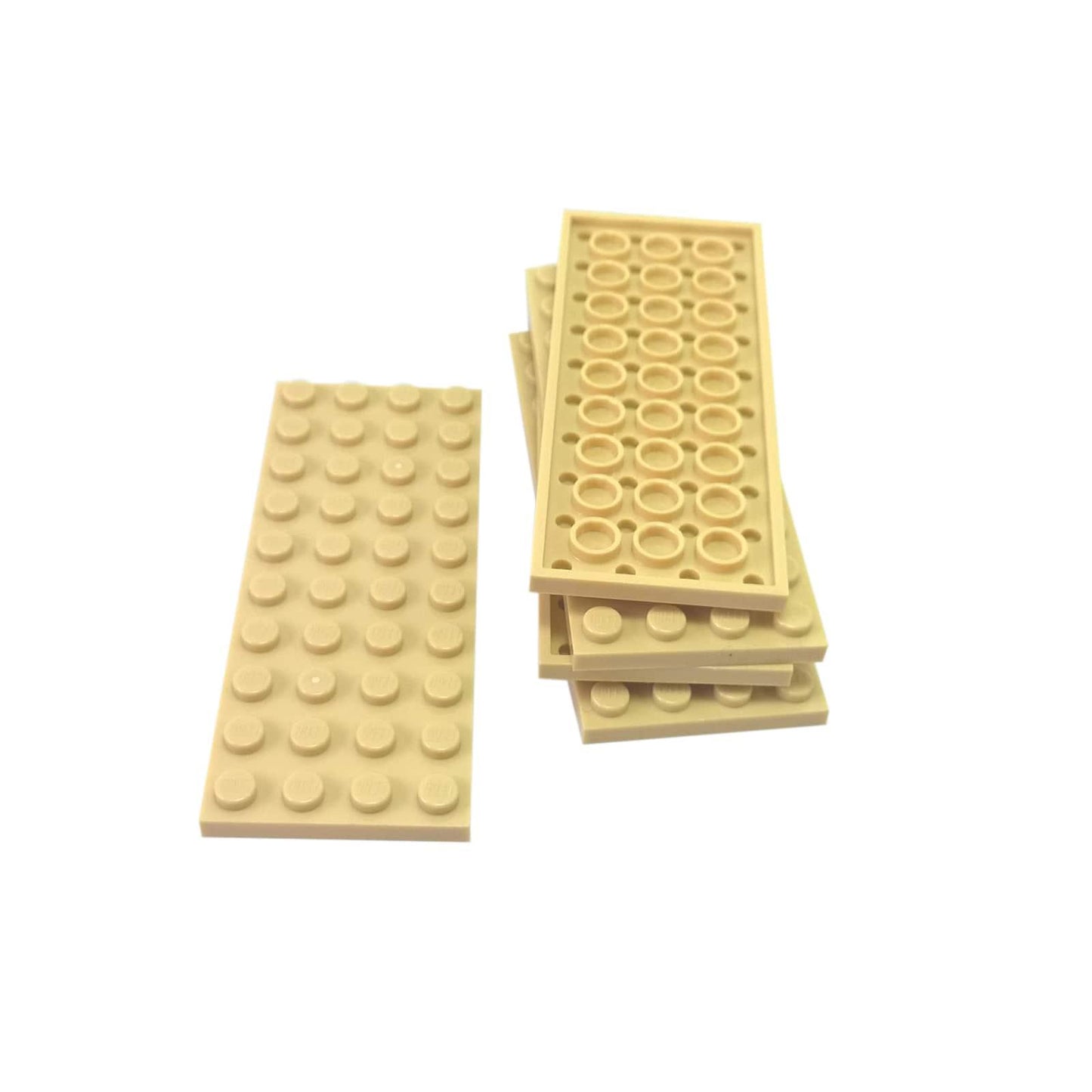 LEGO® deska 4x10 velký plochý stavební díl 3030 používaný pro široké konstrukční základy a platformy, písková
