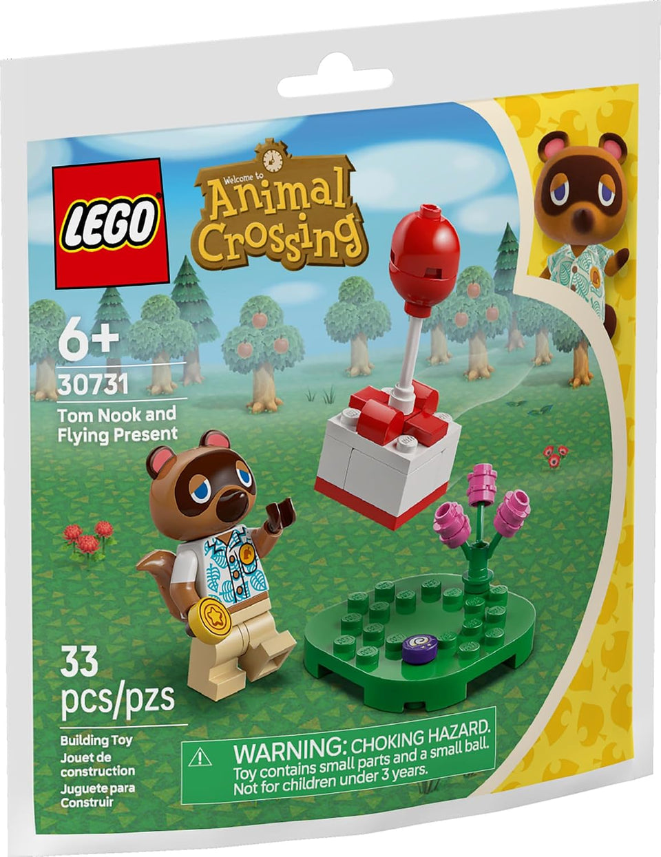 Tom Nook and Flying Present 30731