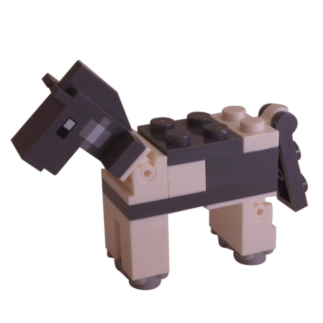 Cavalo Minecraft Cinza Azulado Escuro