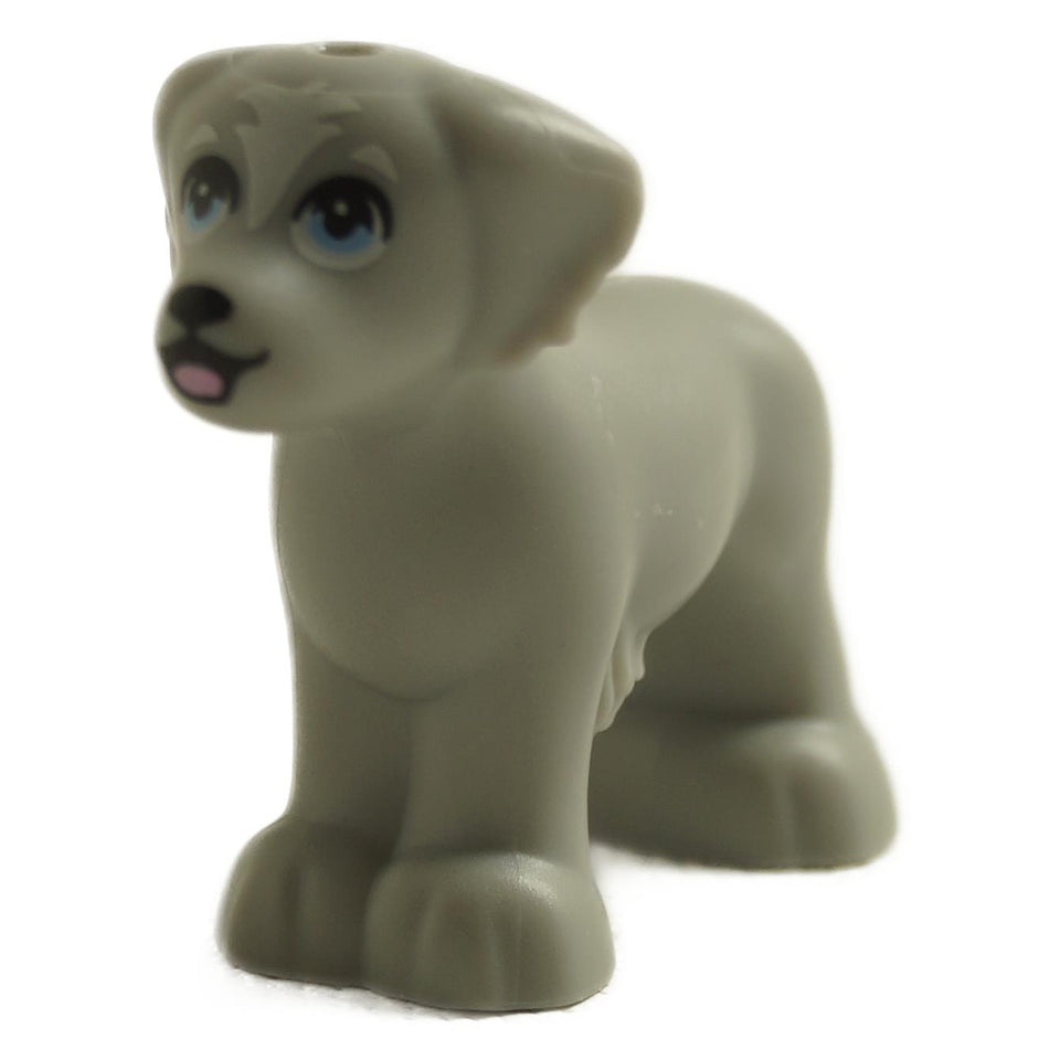 LEGO Friends Cane 3168pb05 - Grigio Azzurrino Chiaro Cucciolo con pelo arruffato