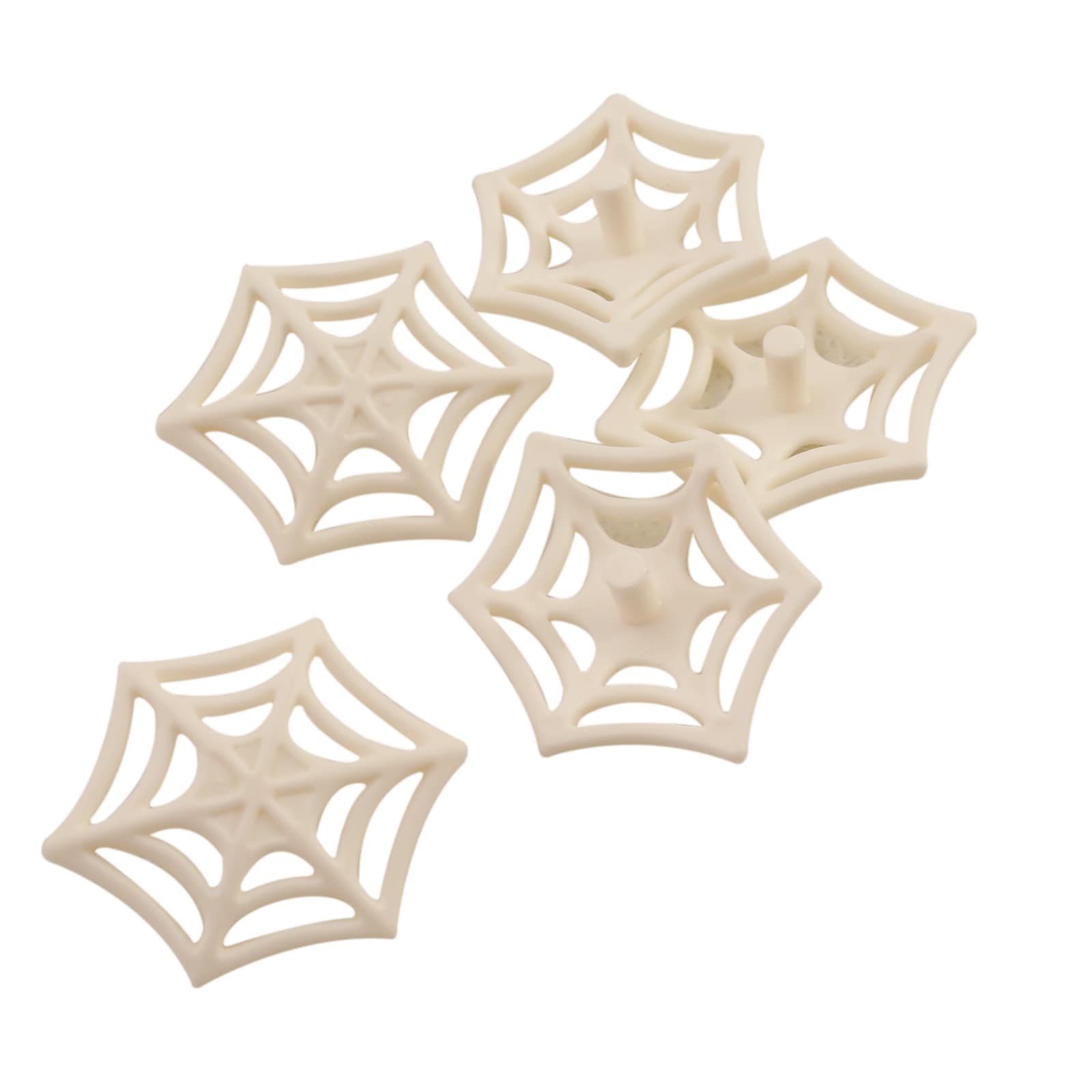 LEGO® minifigure web effect medium with bar on back (part 36083c) in white used for action scenes, web blasts, or impact effects
