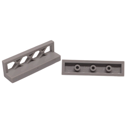 LEGO® 3633 Fence 1x4x1 Lattice in light bluish gray for garden, castle, and city builds