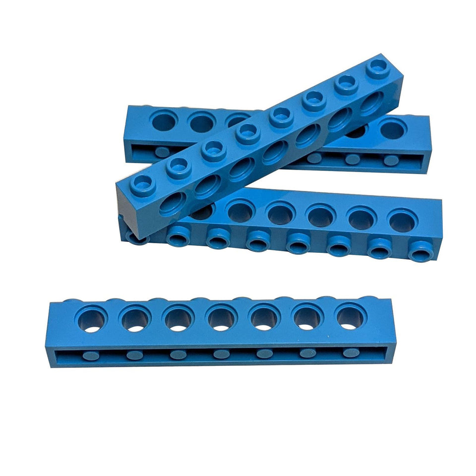 LEGO® Technic Brick 1 x 8 with holes part 3702 in blue