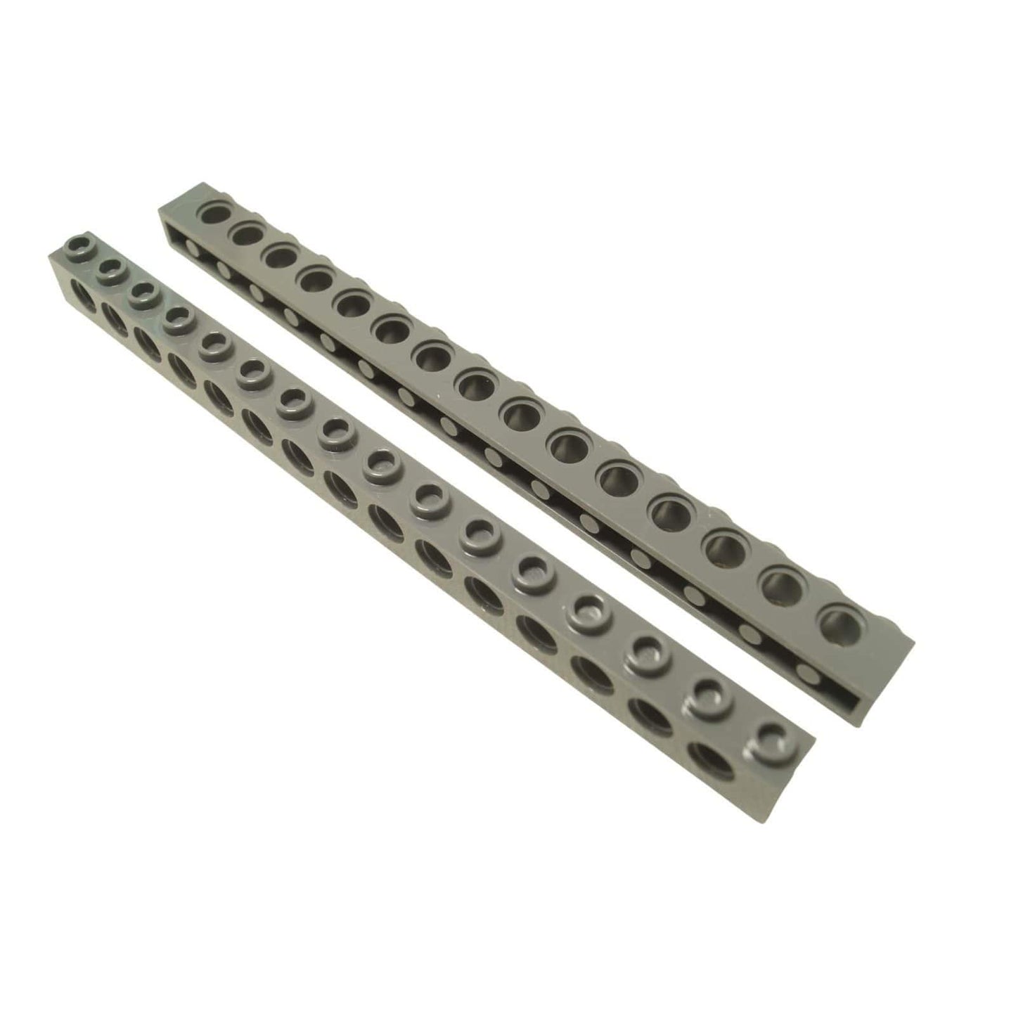 LEGO® Ladrillo Technic 1x16 con agujeros 3703 utilizado para marcos estructurales largos y conexiones de pasador, gris azulado claro
