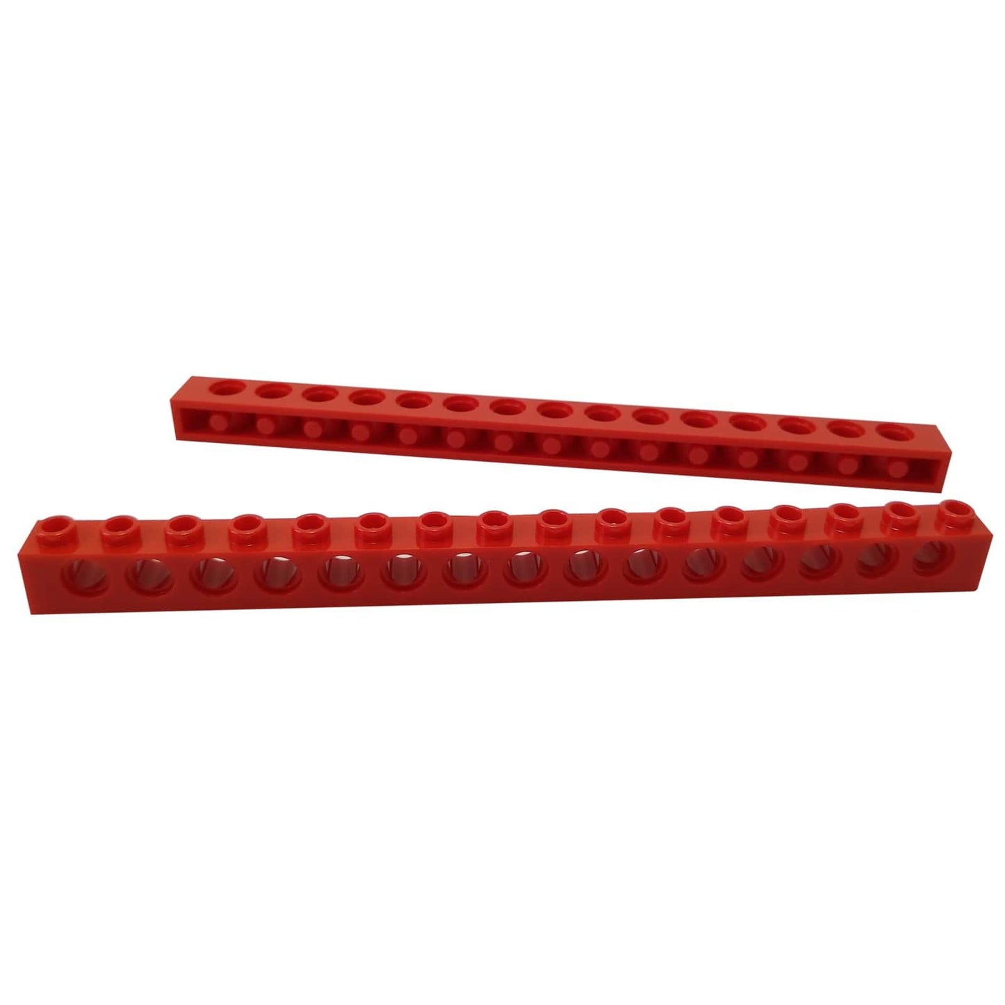 LEGO® Ladrillo Technic 1x16 con agujeros 3703 utilizado para marcos estructurales largos y conexiones de pasador, rojo

