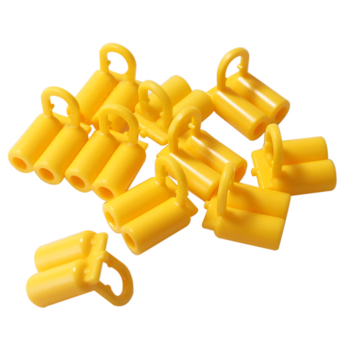 LEGO® minifigure air tank (part 3838) in yellow with twin oxygen cylinders used for scuba diver or space minifigure accessories
