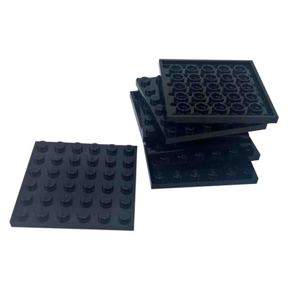 LEGO® 6x6-os lapka tartós sötétkék műanyagból, tökéletes alapok, platformok és masszív szerkezeti MOCs építéséhez.
