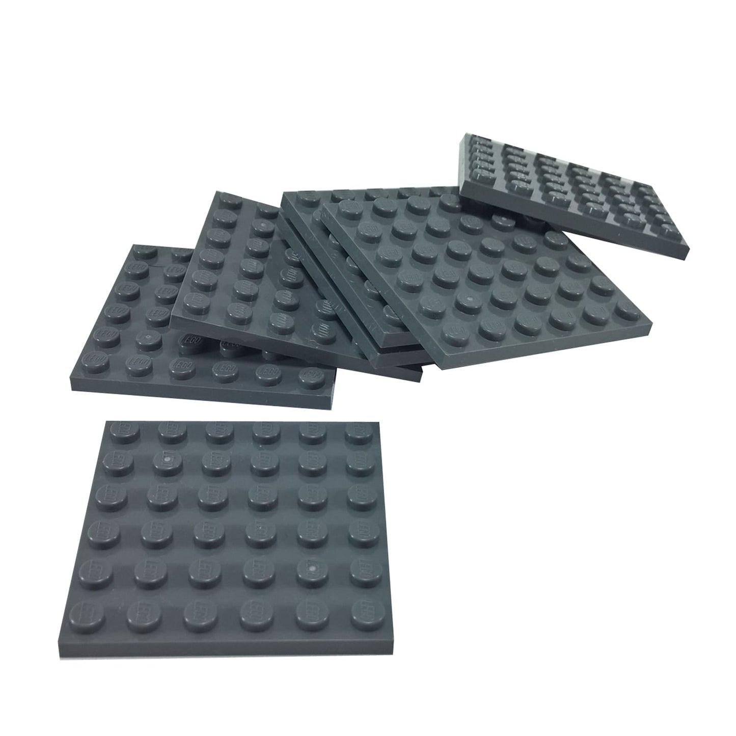 LEGO® 6x6-os lapka tartós sötétkékeszürke műanyagból, tökéletes alapok, platformok és masszív szerkezeti MOCs építéséhez.
