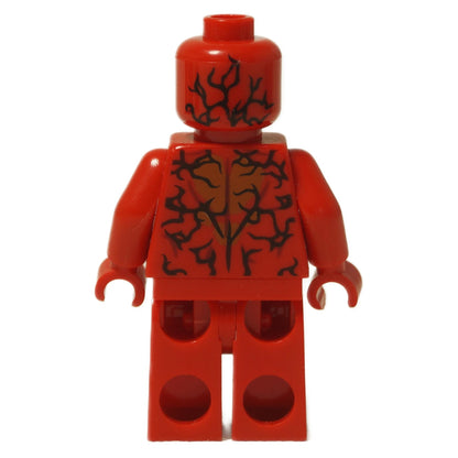 LEGO® Marvel Super-Villain Carnage minifigure (sh0632) back view showing detailed red symbiote pattern.
