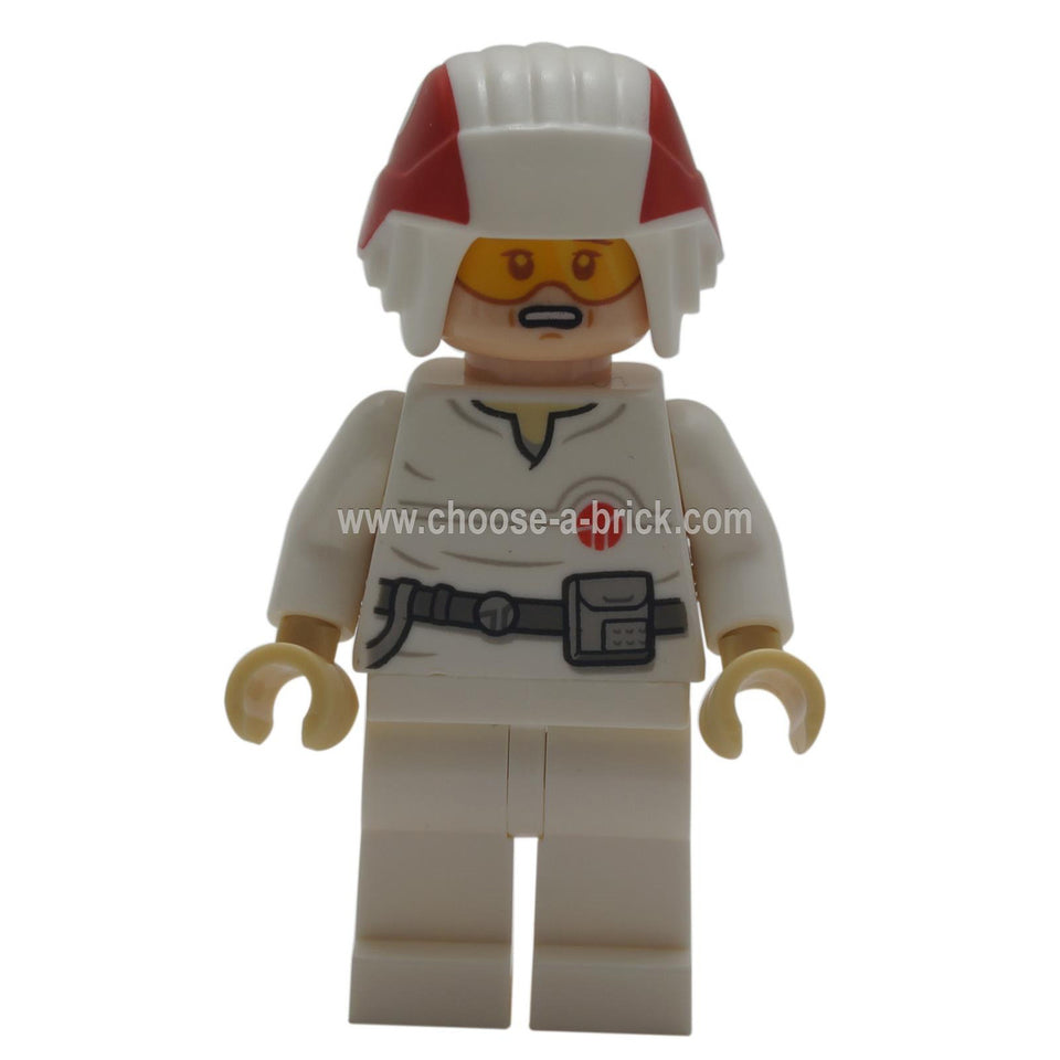 LEGO Minifigur Cloud Car Pilot - sw0969wpnew (Vorderansicht)