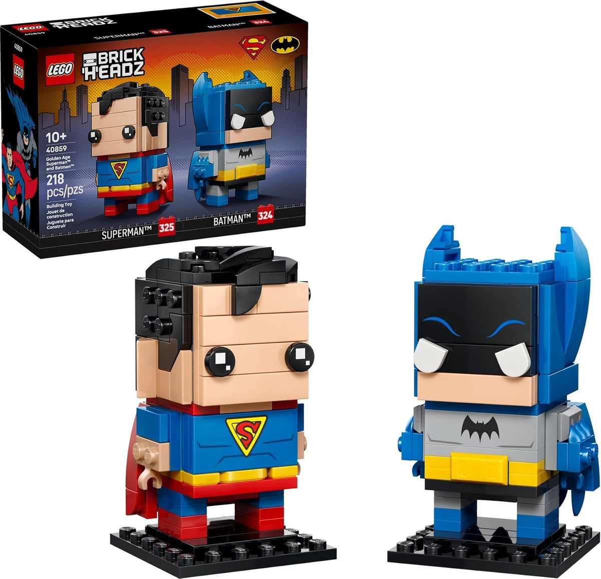 Golden Age Superman and Batman Figures - 40859