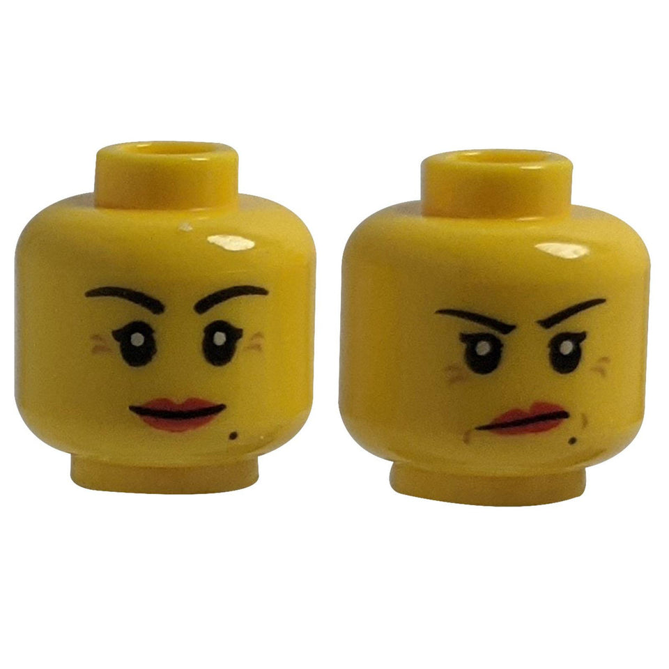 Doppio lato - Femmina con zampe di gallina (Sorriso / Infastidita) 