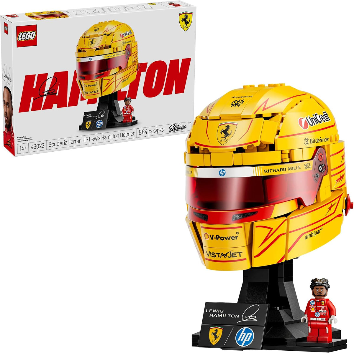 Scuderia Ferrari HP Lewis Hamilton Helmet 43022