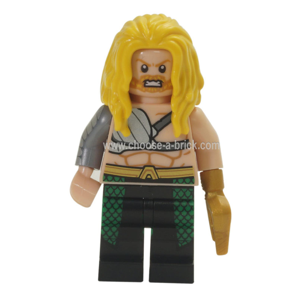 LEGO ميني فيغور أكوامان، شعر طويل أصفر، يد خطاف - colsh03new
