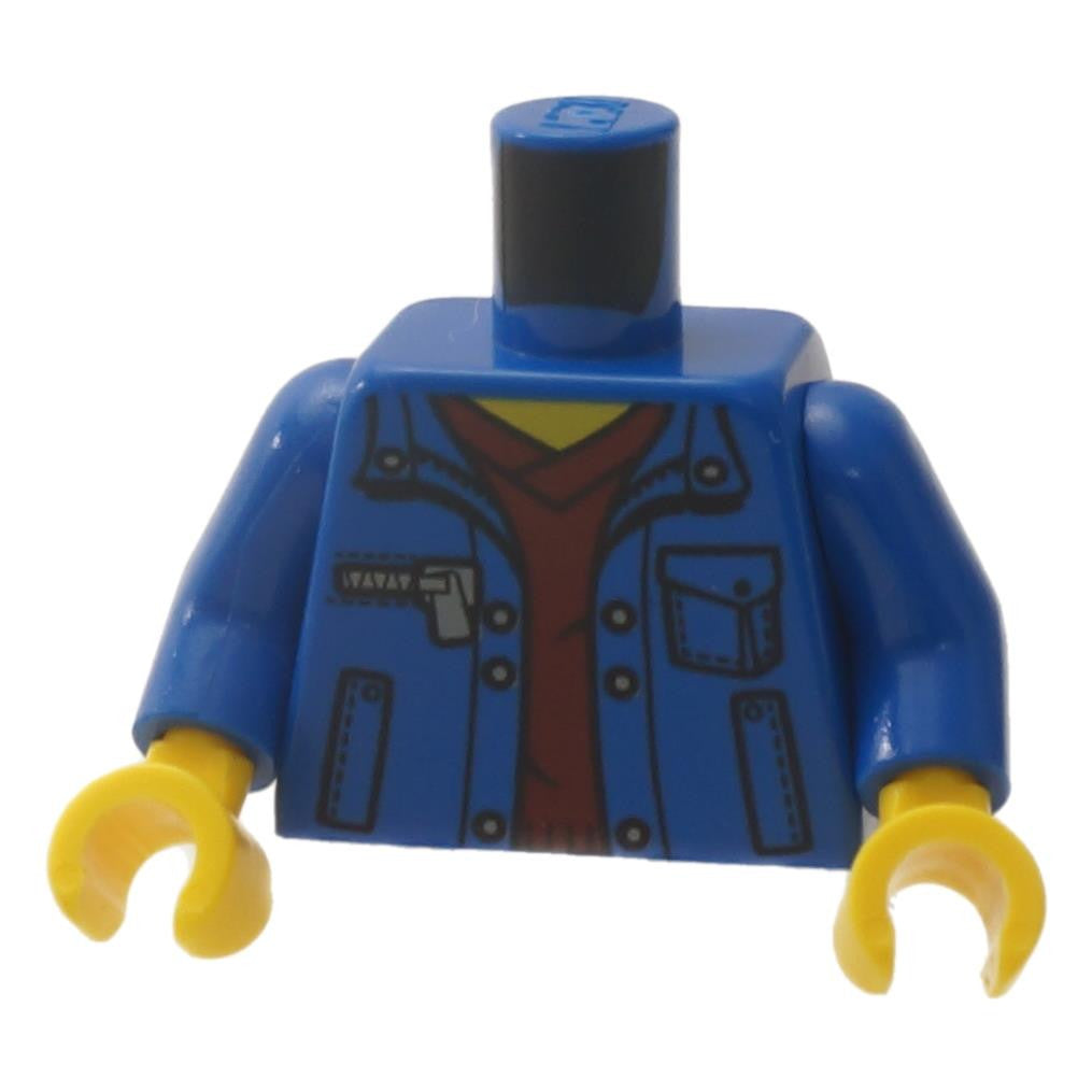 Lego Jacket Accessory Stay Cool with LEGO® 973pb1558c01 - Blue Jacket with Pockets Torso ...