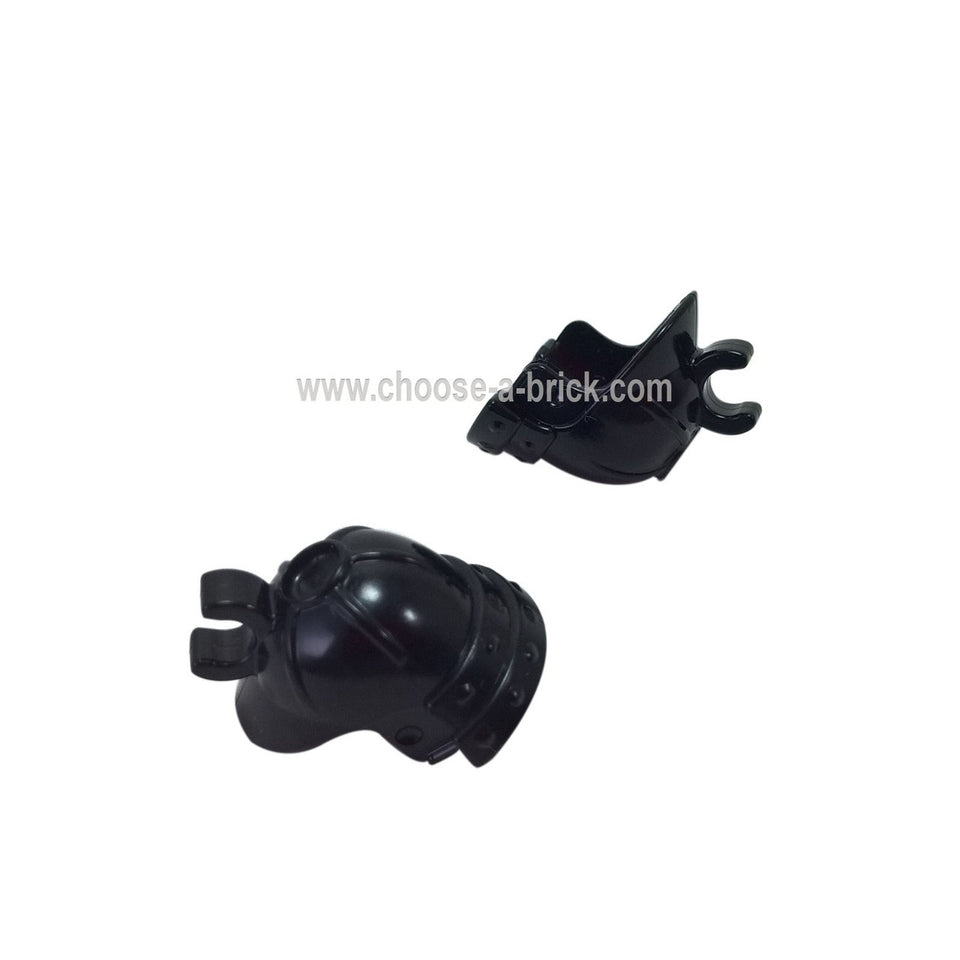 Minifigura, Casco de Protección Ninja / Samurai con Clip y Visera Larga 