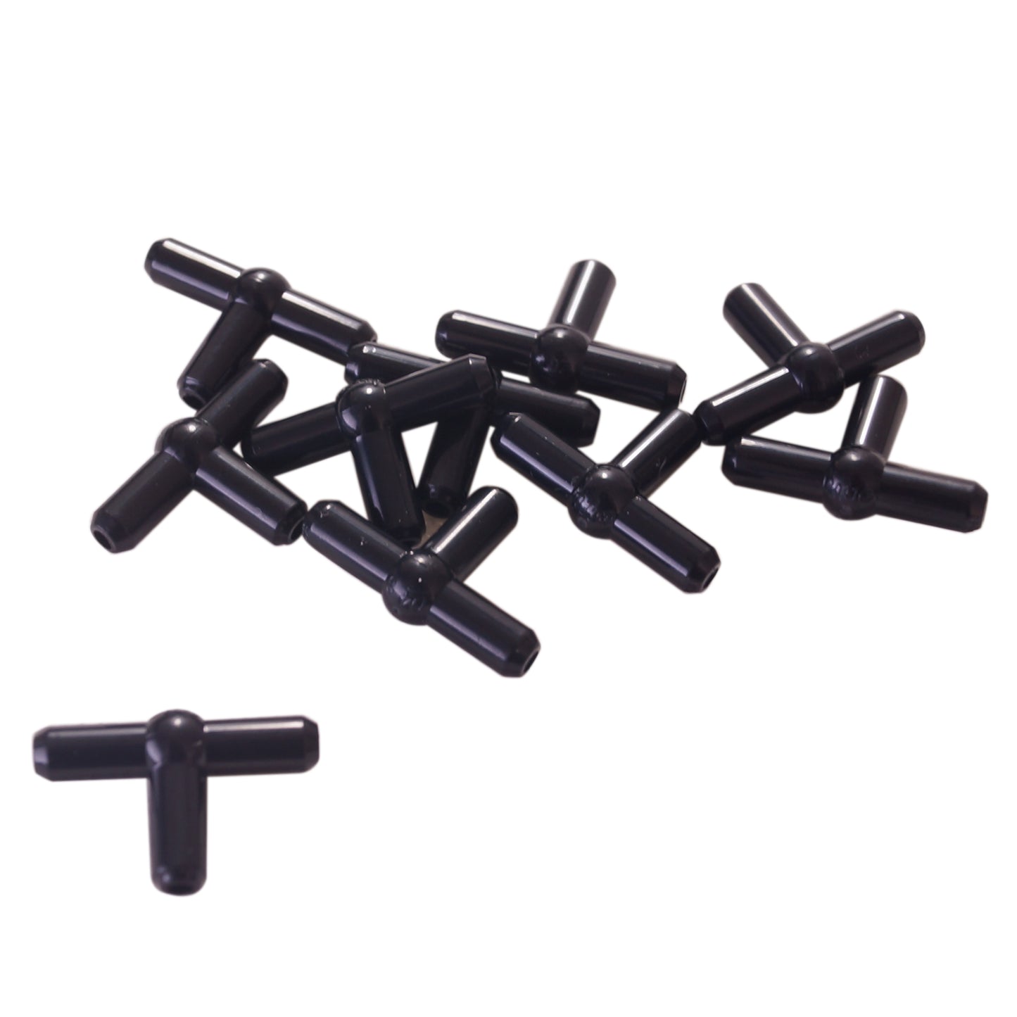 LEGO® 4697b Pneumatic T Piece T Bar with center ball connection in black for Technic pneumatic systems