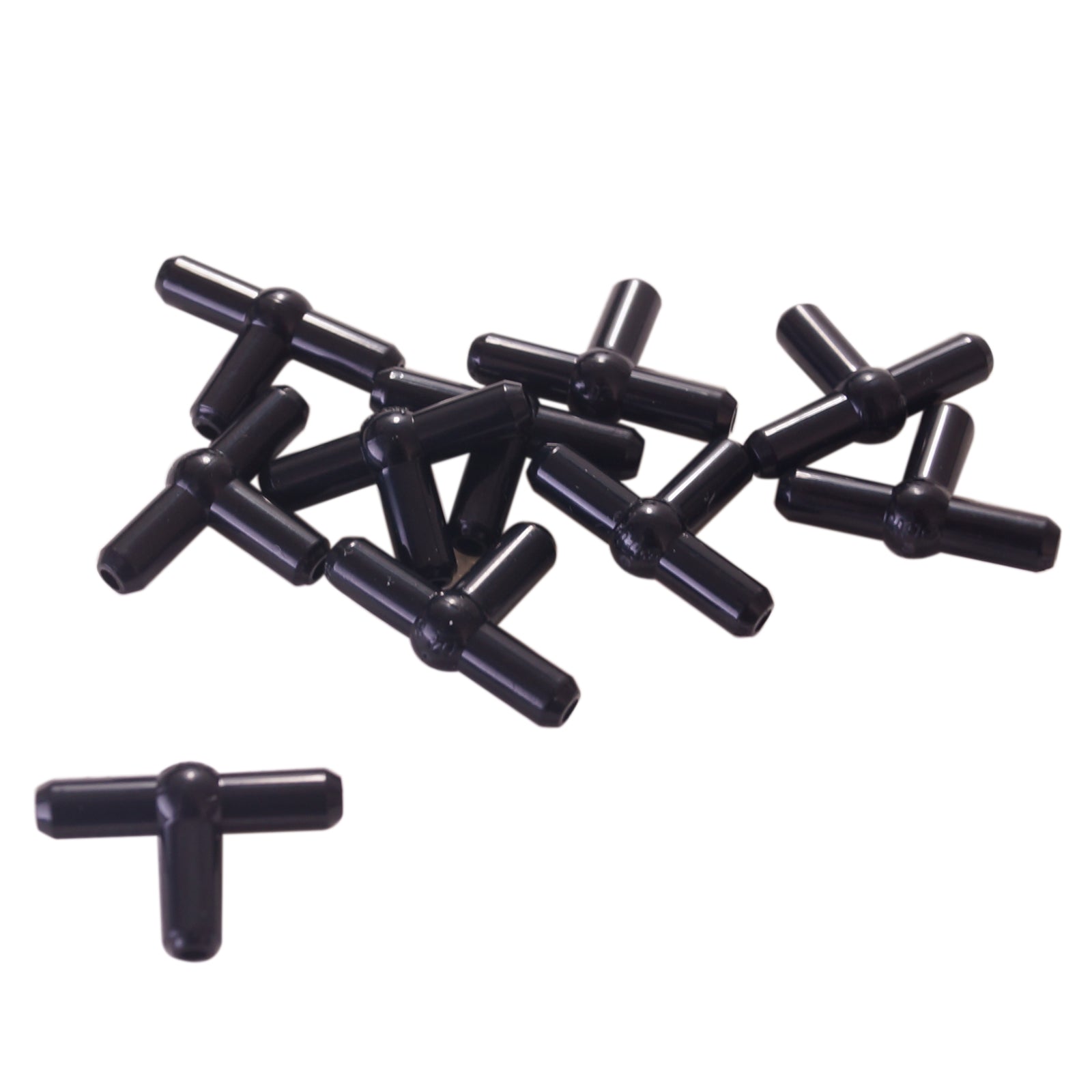LEGO® 4697b Pneumatic T Piece T Bar with center ball connection in black for Technic pneumatic systems