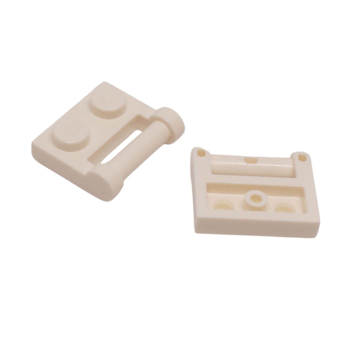 LEGO® modified plate 48336 1 x 2 with side bar handle and closed ends white