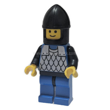 Scale Mail - Blue, Blue Legs with Black Hips, Black Chin-Guard