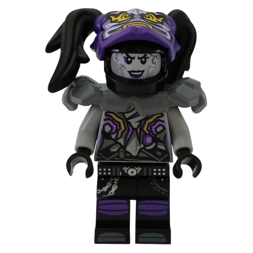 LEGO® Ultra Violet minifigure with Oni Mask of Hatred from NINJAGO Season 8 – collectible villain from set 70641 Ninja Nightcrawler