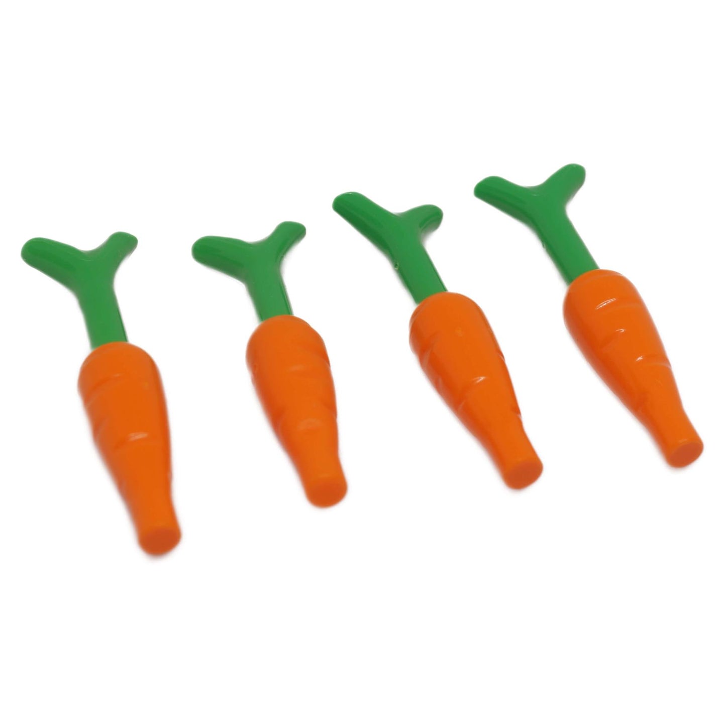 LEGO carrot assembly bundle with four produce accessory elements 