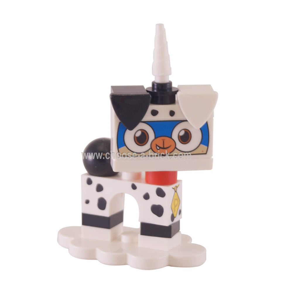 Dalmatian Puppycorn, Unikitty!, Series 1 Complete Set with Stand taken out of the bag to verify content. Complete.