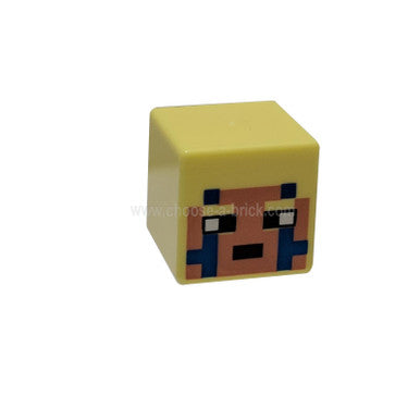 LEGO® Minecraft Minifigure Head with Pixelated Face - 19729pb040