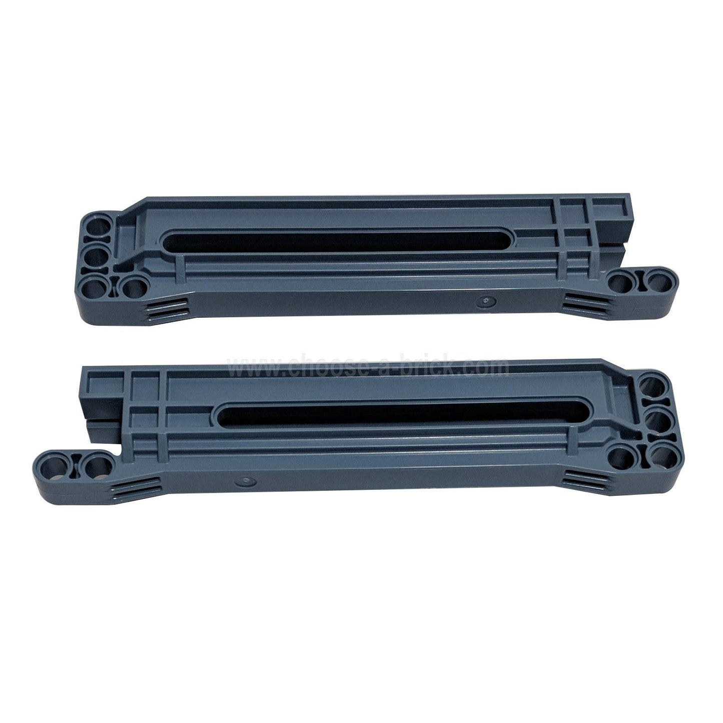 Negro LEGO Technic Gear Rack Housing 1x14x2 (18940) — pieza de marco de precisión Technic ideal para construcciones de engranajes y ejes.  