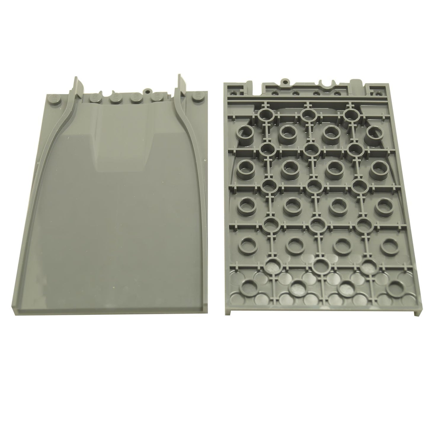 Train track plastic ramp 8 x 12 element 53834, featuring sloped surface designed for elevating track sections