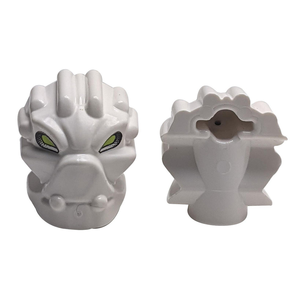 LEGO Bionicle Inika Toa Matoro Kopf, Vorder- und Rückansicht