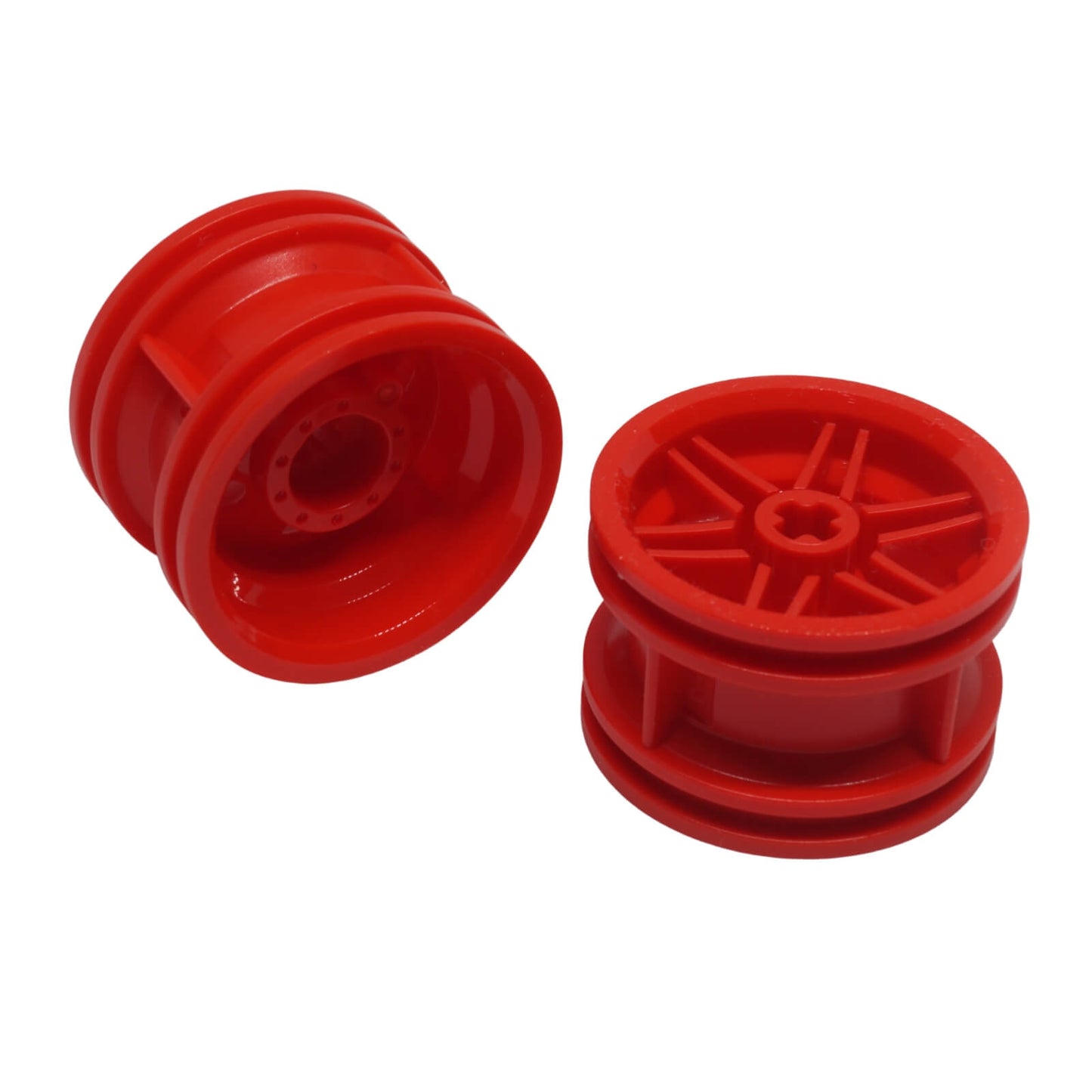 LEGO® wheel 56145 red 30.4mm x 20mm rim with reinforced structure and central axle opening red