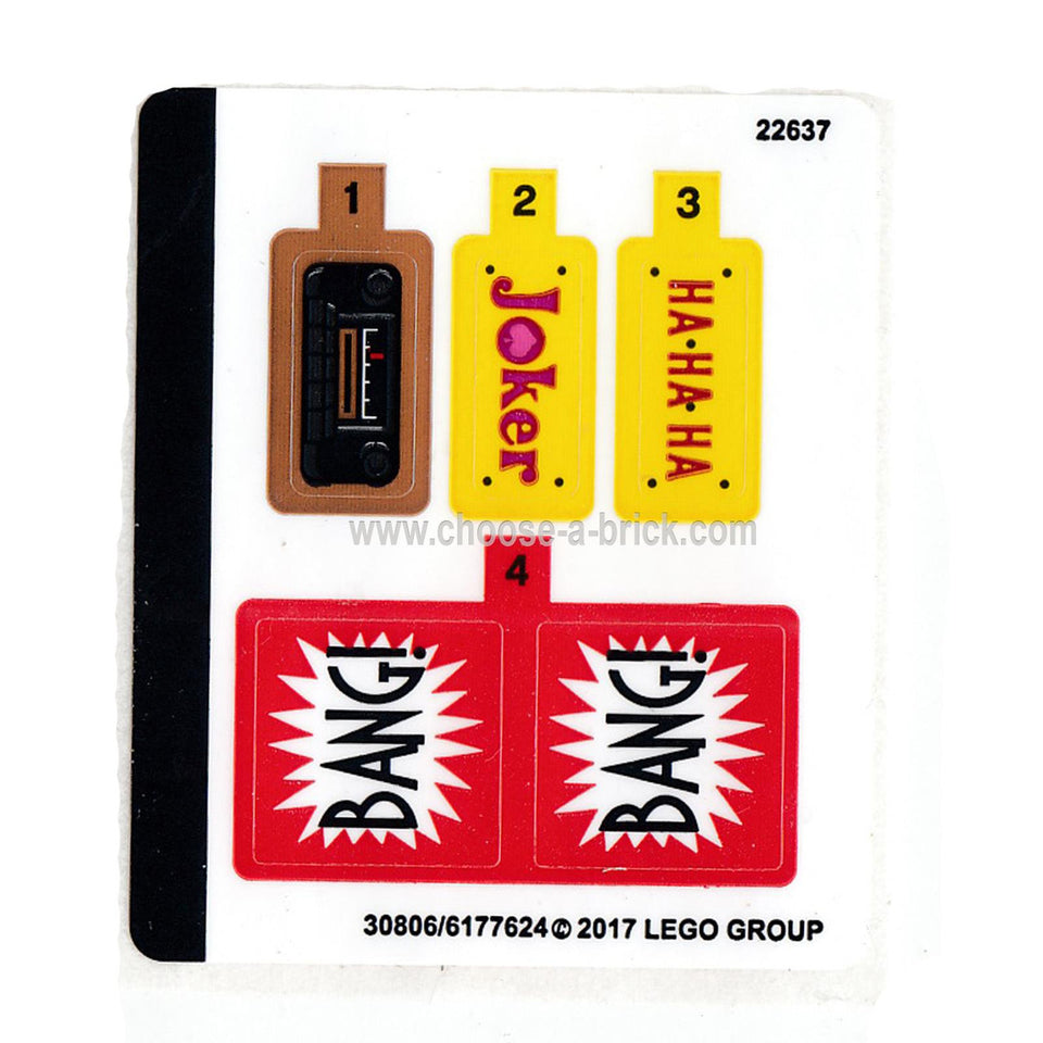 Samolepka pro Sadu 70906 - 30806-6177624 - LEGO Díly a díly