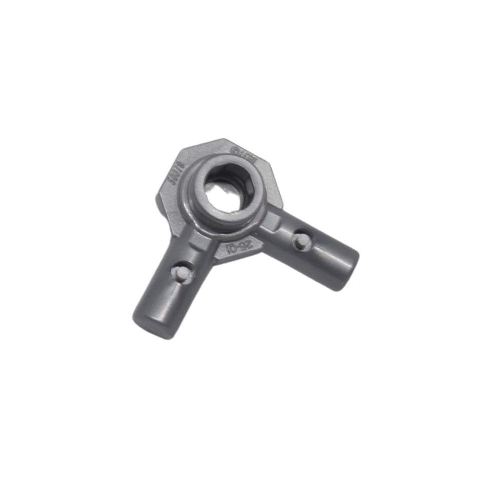 Minifigure Weapon with Stud and 2 Bars at 90 Degrees 50018d