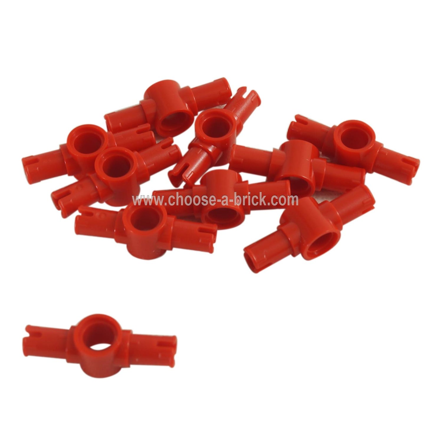 Technic, Pin 3L with Friction Ridges Lengthwise and Center Pin Hole