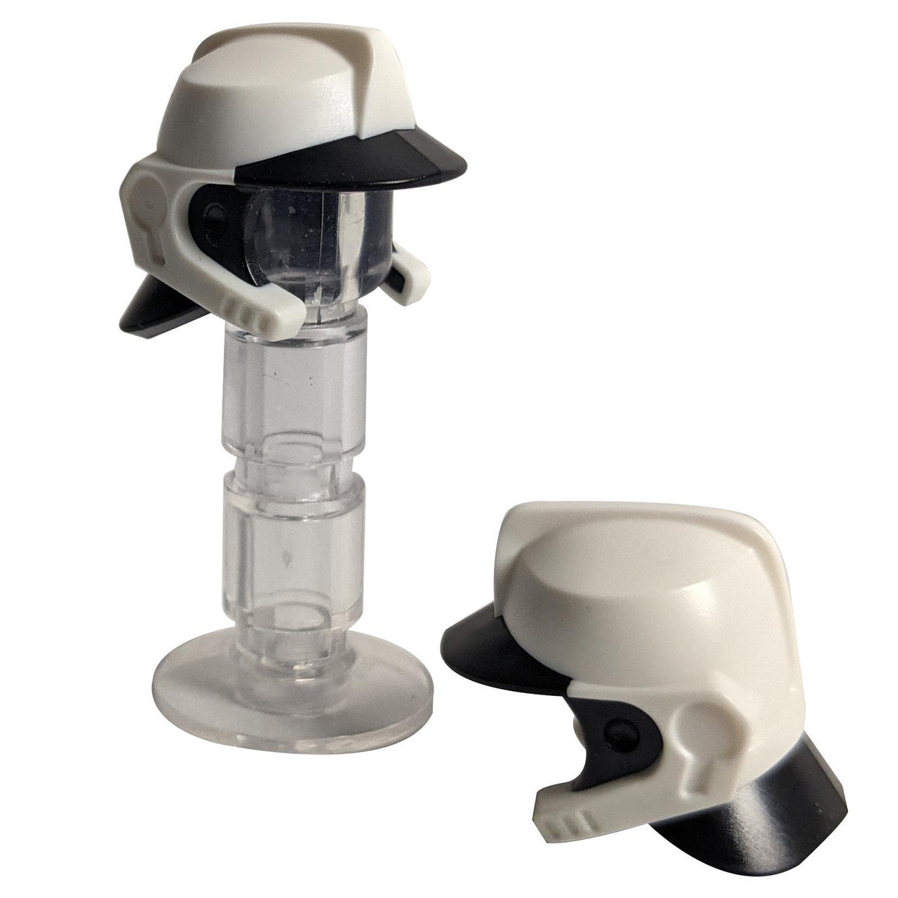 Fire Helmet with Molded Black Visor and Neck Protection