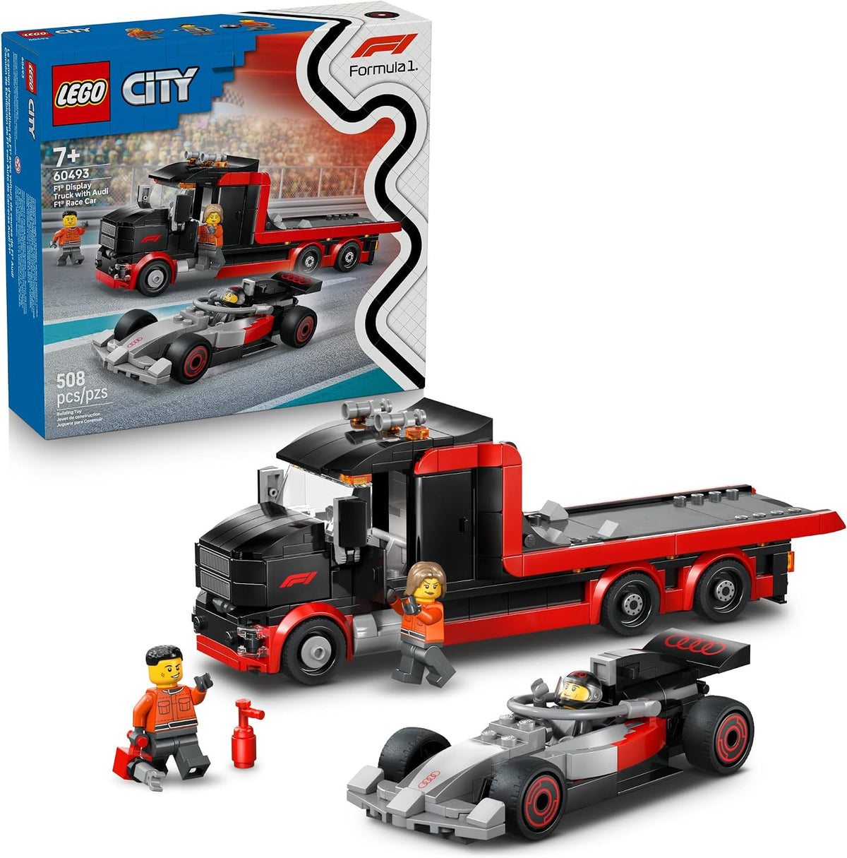F1® Display Truck with Audi F1® Race Car 60493