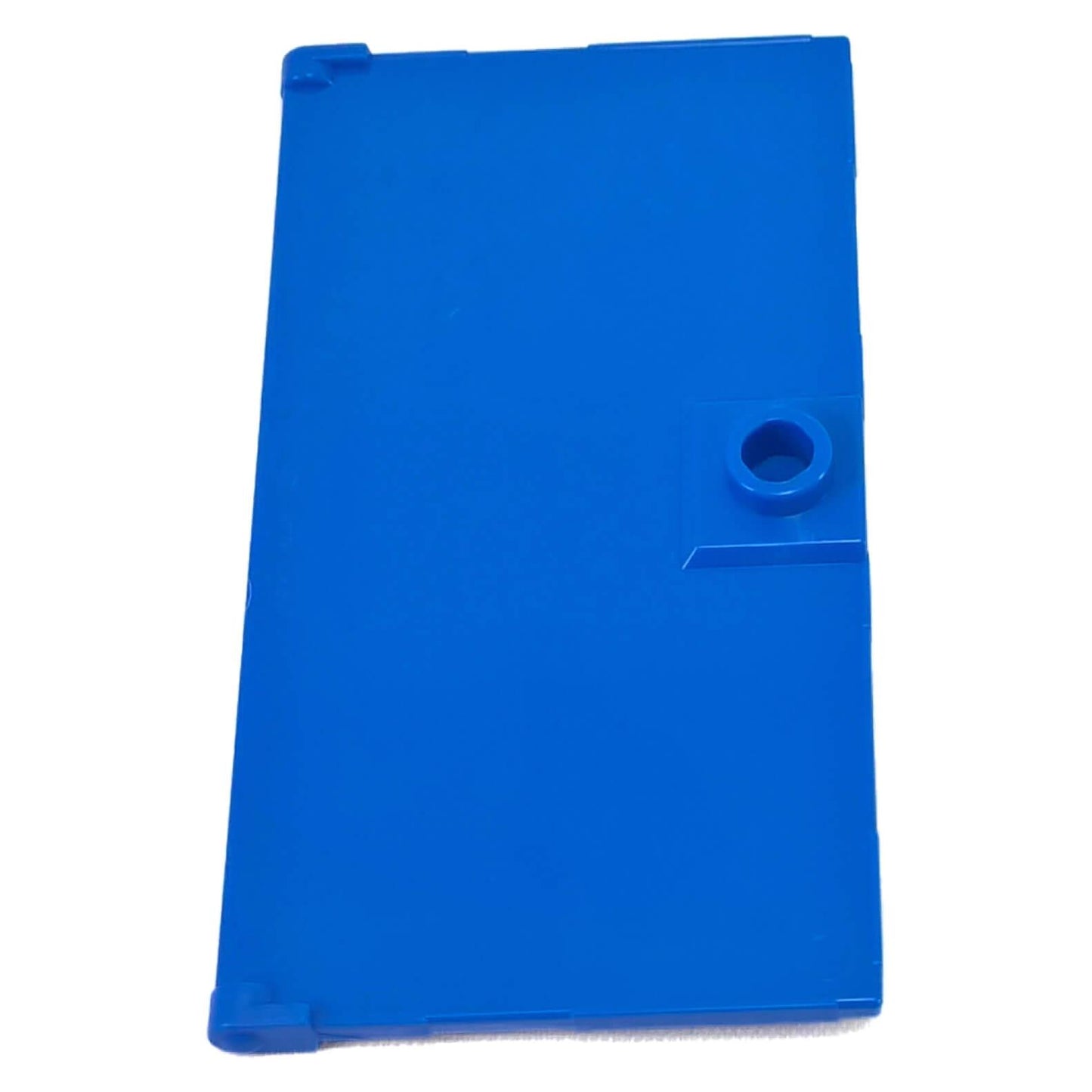 LEGO® door 60616 1 x 4 x 6 transparent panel with stud handle and side hinge pins blue