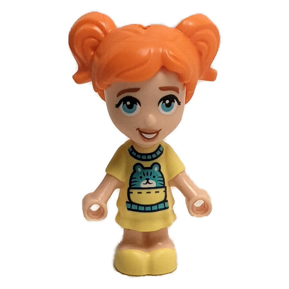 Amigos Ella - Micro Muñeca, Vestido Amarillo Brillante 