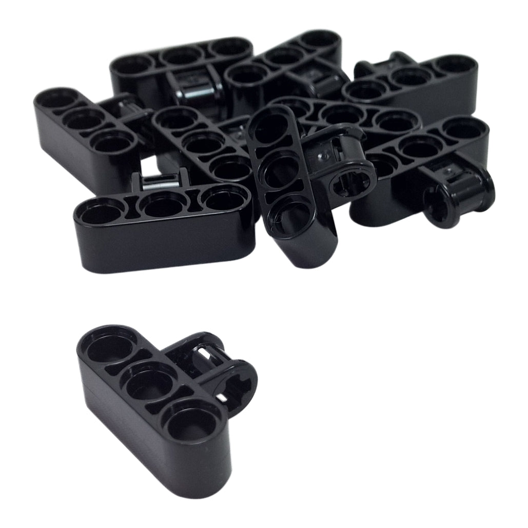 LEGO® Technic connector 63869 axle and pin connector perpendicular triple with three openings black