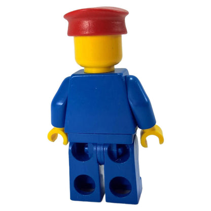 Suit with 3 Buttons Blue - Blue Legs, Red Ha
