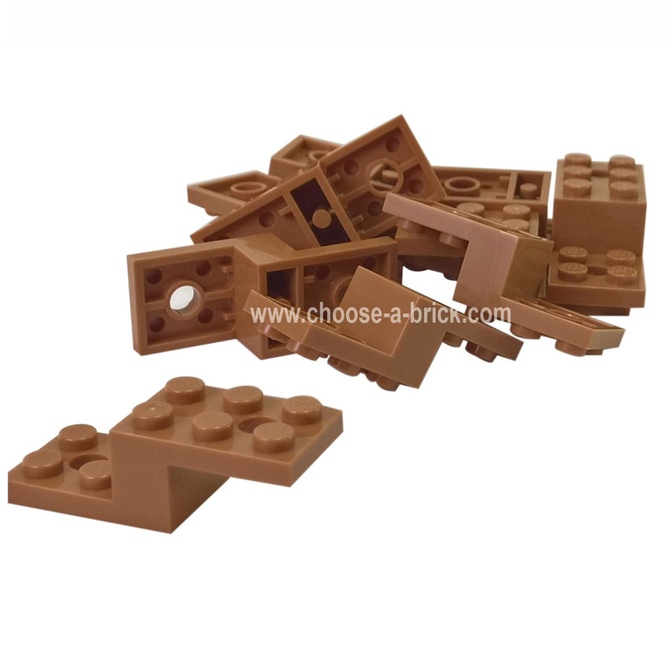 LEGO Bracket 5 x 2 x 1 1/3, Medium Nougat, pile of parts