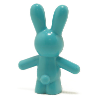 Back view of LEGO® bunny Bunchu animal figure (part 66965pb02) showing smooth molded rabbit shape and printed character details
