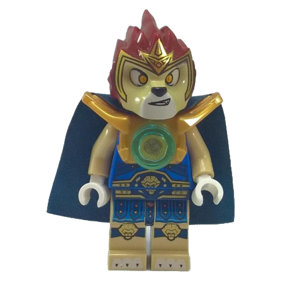 LEGO® Minifigura Laval Fire CHI com capa e armadura dourada de Legends of Chima